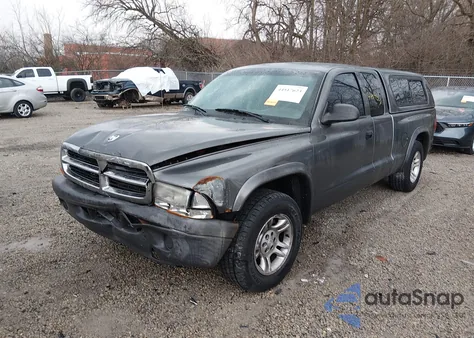 2004 Dodge Dakota из США, поврежденный, VIN 1D7GL12K74S706280